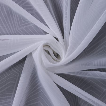 штора тюлевая на шт.ленте SANPA Эйвери шифон 300х260см белый, арт.HP019603/1/1H