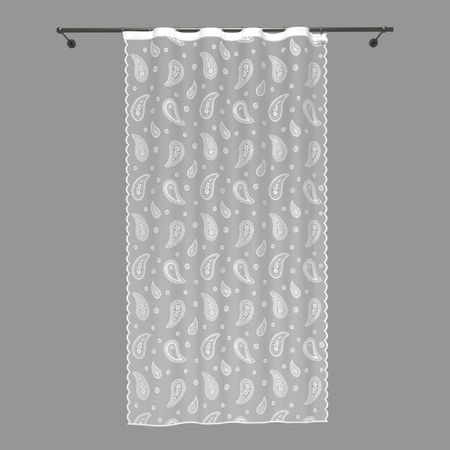 штора тюлевая на шт.ленте Лента жаккард 165х260см экрю, 25С6659 конверты е65 110х220 100шт 80г отрывная лента внут запечатка