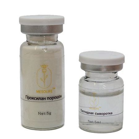 Маска для лица MESOLIFE Маска двухкомпонентная пептидная косметологическая с проксиланом