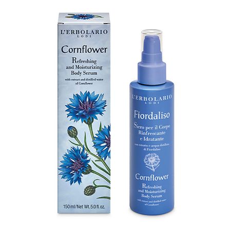 Сыворотка для тела LERBOLARIO Освежающая и увлажняющая сыворотка для тела Cornflower Refreshing Body Serum