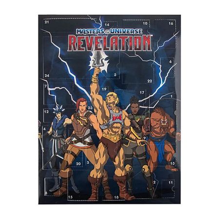 Набор детский CINEREPLICAS Адвент-календарь Masters of the Universe: Revelation пенал с большой молнией космонавт universe