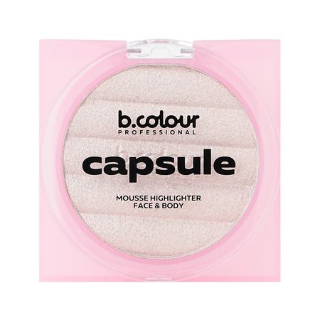 Хайлайтер для лица и тела B.COLOUR PROFESSIONAL MOUSSE HIGHLIGHTER муссовый светоотражающий тон 01 Shine silk