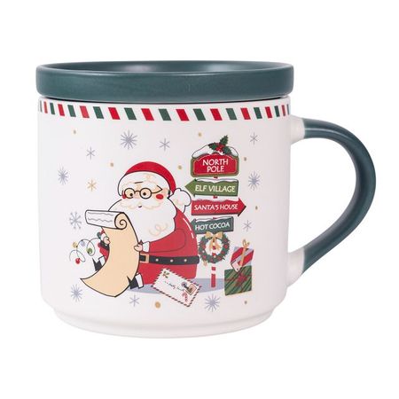 кружка DOMENIK Santa Wish 400мл фарфор