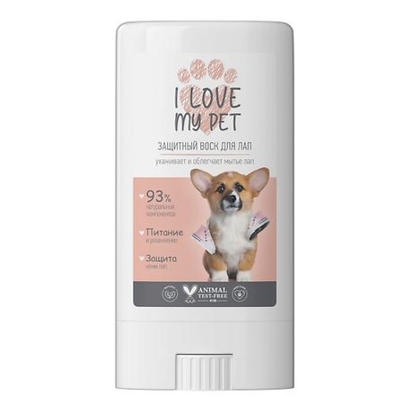 Крем для животных I LOVE MY PET Защитный воск для лап