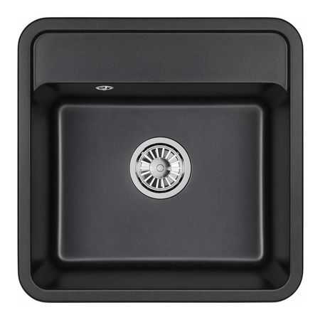 мойка кухонная СтандАРТ 500х500х190мм черный кварц