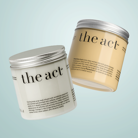 Набор средств для ухода за телом THE ACT Набор антицеллюлитное обертывание для тела горячее и холодное