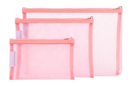 Гурмандиз Набор косметичек Коралловый