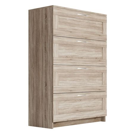 комод СИРИУС 4 ящика 782x1234x412мм ЛДСП сонома