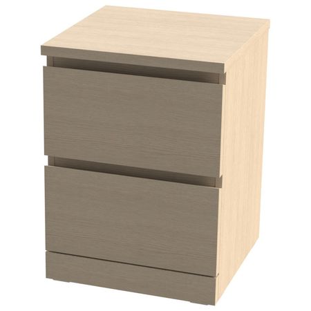 тумба прикроватная Варма 2 400х540х400мм дуб беленый ЛДСП