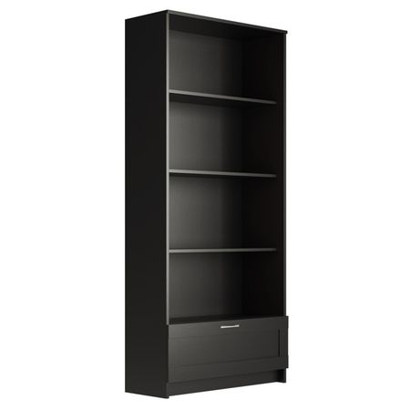 стеллаж СИРИУС 1 ящик 782x1900x348мм венге ЛДСП