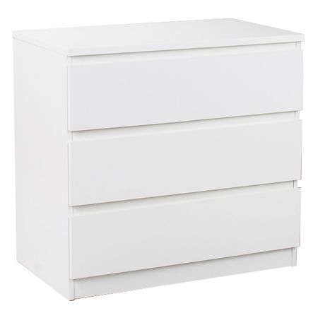 комод МАЛЬТА 3 ящика 803x764x480мм белый ЛДСП
