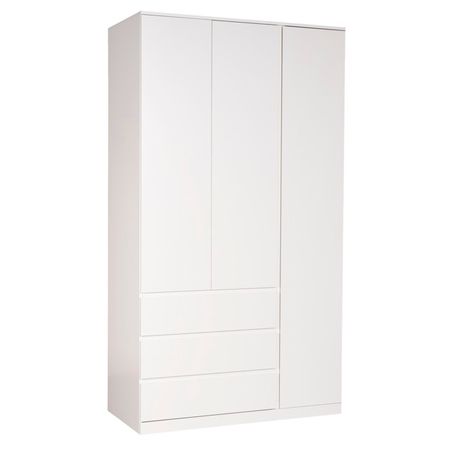 шкаф распашной Варма Стор 123 2220х1230х570мм белый ЛДСП
