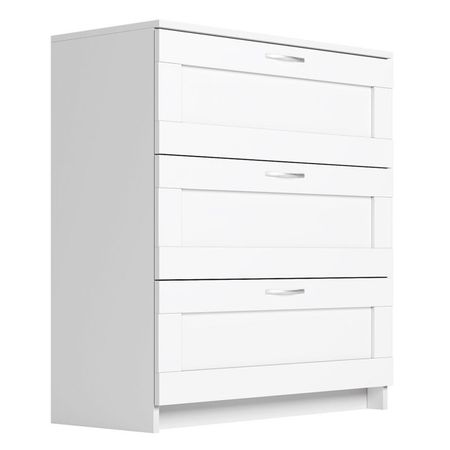 комод СИРИУС 3 ящика 782x946x412мм ЛДСП белый
