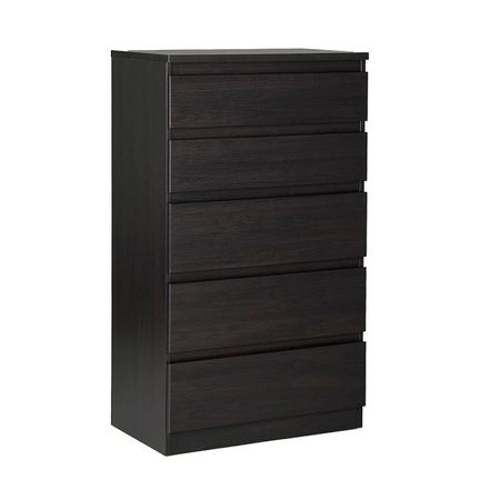 комод КАСТОР 5 ящиков 650x1116x396мм венге ЛДСП