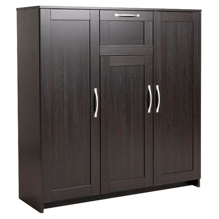 тумба СИРИУС 3 двери и 1 ящик 1171x1234x412мм венге ЛДСП