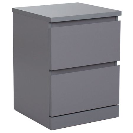 тумба прикроватная Варма 2 400х540х400мм серый ЛДСП
