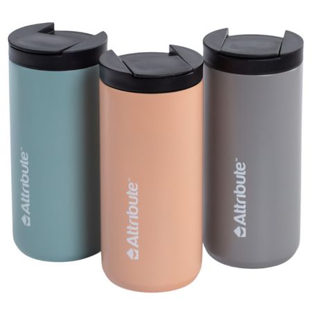 термокружка ATTRIBUTE Scandinavia 350мл пластик, нерж.сталь