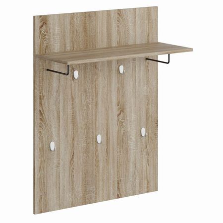 вешалка настенная Сириус 5 крючков 780х1000х316мм ЛДСП сонома