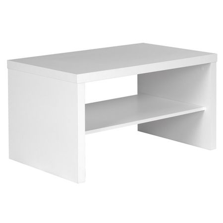 стол журнальный Энкель 82С 820x500x450мм белый тамбурат