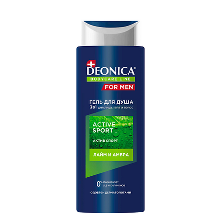 Гель для душа Deonica DEONICA FOR MEN Гель для  душа Active Sport