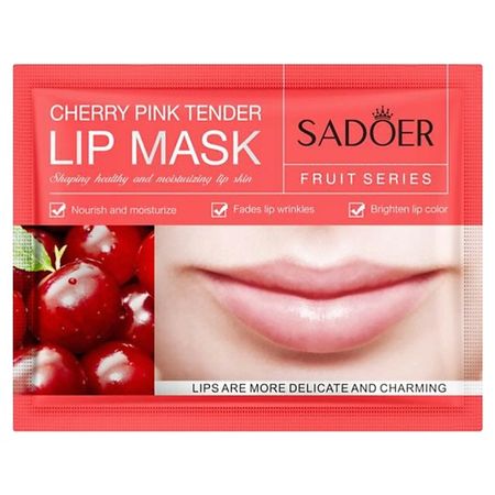 Патчи для губ SADOER Патчи для губ увлажняющие и питательные с экстрактом вишни алина викторовна никонова зачем художнику детали вишни голуби розы и другие символы