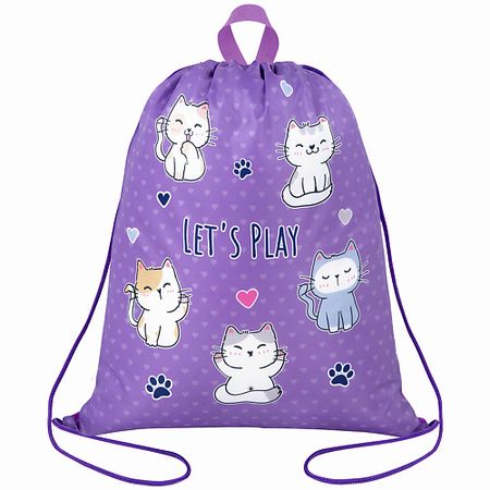 Мешок для обуви BRAUBERG Сумка для обуви  KIDS Котята