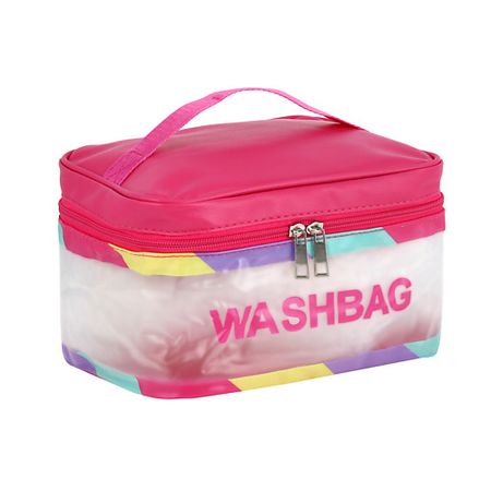 Косметичка ЮНИLOOK Косметичка-чемоданчик прозрачная чудесный чемоданчик сделай сам школа