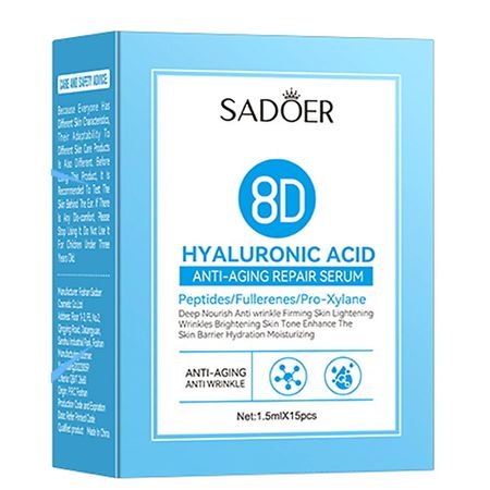 Сыворотка для лица SADOER Сыворотка для лица антивозрастная с гиалуроновой кислотой