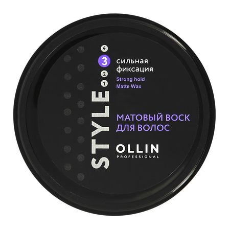 Воск для волос OLLIN PROFESSIONAL STYLE матовый сильной фиксации 50 гр планер недат а4 36л my style скоба вертик