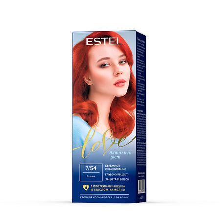 Краска для волос ESTEL PROFESSIONAL ESTEL Краска для волос, стойкая LOVE тон 7/54 Пламя джордж р р мартин пламя и кровь кровь драконов