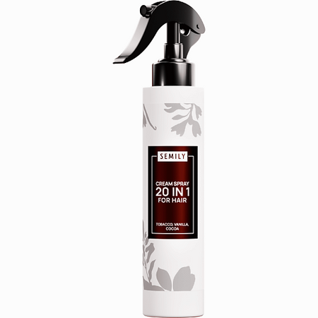 Спрей для ухода за волосами SEMILY Термозащита спрей для волос 20 в 1 TOBACCO VANILLA