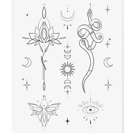 Наклейки для тела PRINT FACTORY Временная переводная татуировка Лотос на шаг впереди 30 лет холдингу лотос