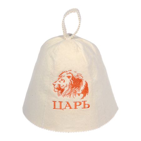 Шапка для бани БАННЫЕ ШТУЧКИ Шапка для бани и сауны с вышивкой Царь
