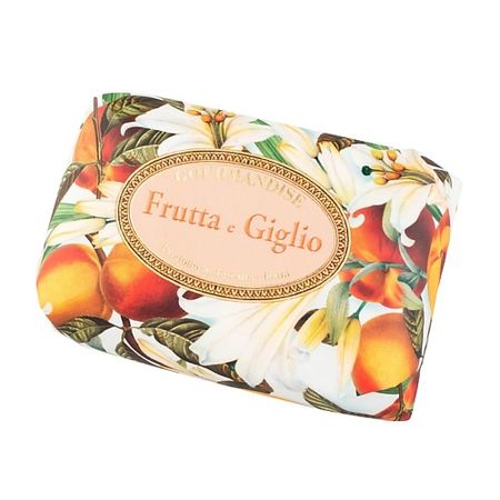 Мыло твердое GOURMANDISE Мыло натуральное парфюмированное Фрукты и Лилия Frutta e Giglio