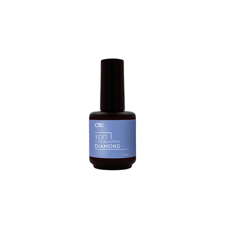 Верхнее покрытие для ногтей QTIX Топ DIAMOND c уф-фильтром