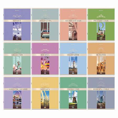 Тетрадь BRAUBERG Тетради предметные комплект DELIGHT