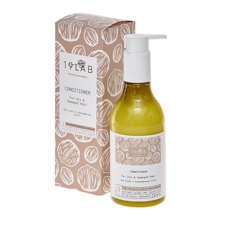Кондиционер для волос 19LAB Кондиционер для сухих и поврежденных волос 
