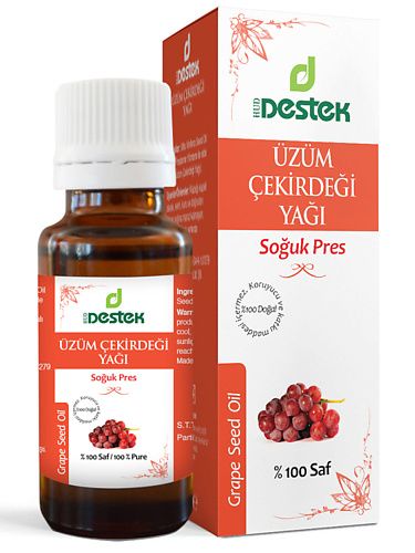 Масло для лица DESTEK Масло из косточек винограда для лица, тела, волос, увлажнение, питание
