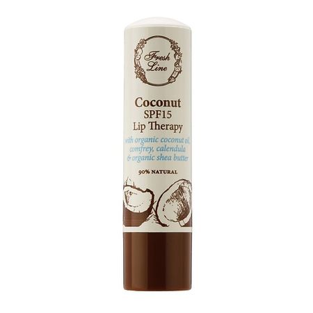Бальзам для губ FRESH LINE Бальзам для губ SPF15 кокос Lip Therapy Coconut