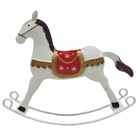 фигурка MAXIJOY Лошадка 20x17,5x4,5см металл белый коллекционная фигурка fugglers персиковый малыш белый fg2012 9