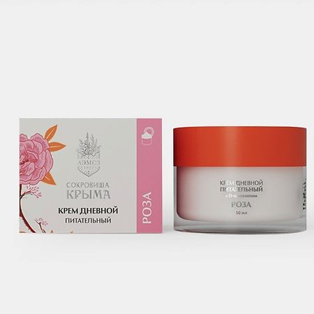 Крем для лица СОКРОВИЩА КРЫМА Крем для лица Питательный Дневной Роза