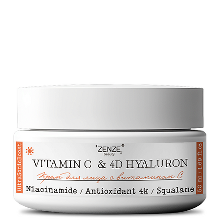 Крем для лица ZENZE Крем для лица увлажнящий витамин С от пигментации