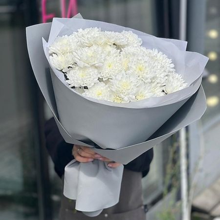 Букет живых цветов KIWIGIFTS Букет цветов живые Хризантема кустовая