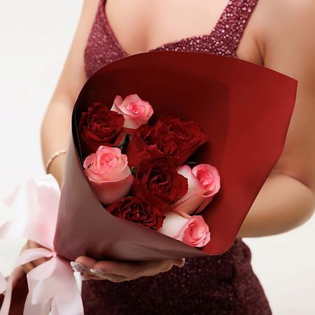 Букет живых цветов БУКЕТНАЯ ЛАВКА Первая встреча