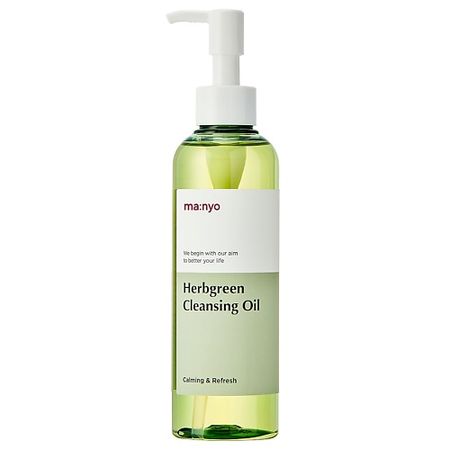 Масло для снятия макияжа MA:NYO Гидрофильное масло для глубокого очищения кожи Herb Green Cleansing Oil