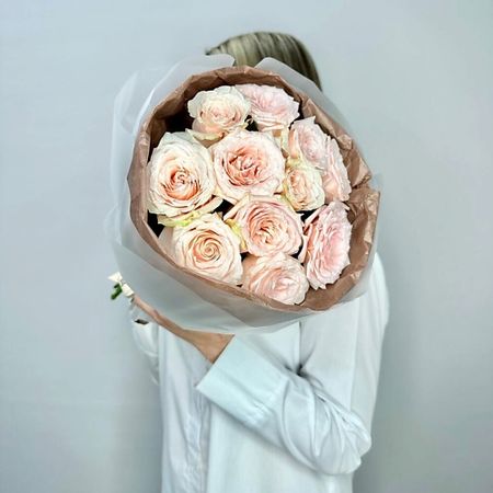 Букет живых цветов JULES FLOWER ATELIER «Очарование» букет из роз Кимберли