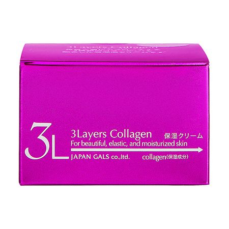 Крем для лица JAPAN GALS Увлажняющий крем 3 Слоя Коллагена