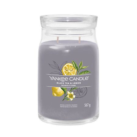 Свеча ароматическая YANKEE CANDLE Ароматическая свеча  Лимонный Черный чай