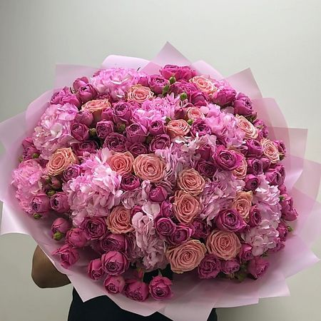 Букет живых цветов VELORI FLOWERS Букет сборный из гортензий