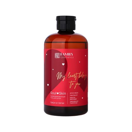 Гель для душа FAMILY COSMETICS парфюмированный Пион и личи 470 мл эндо тацуя семья шпиона том 7 spy x family манга